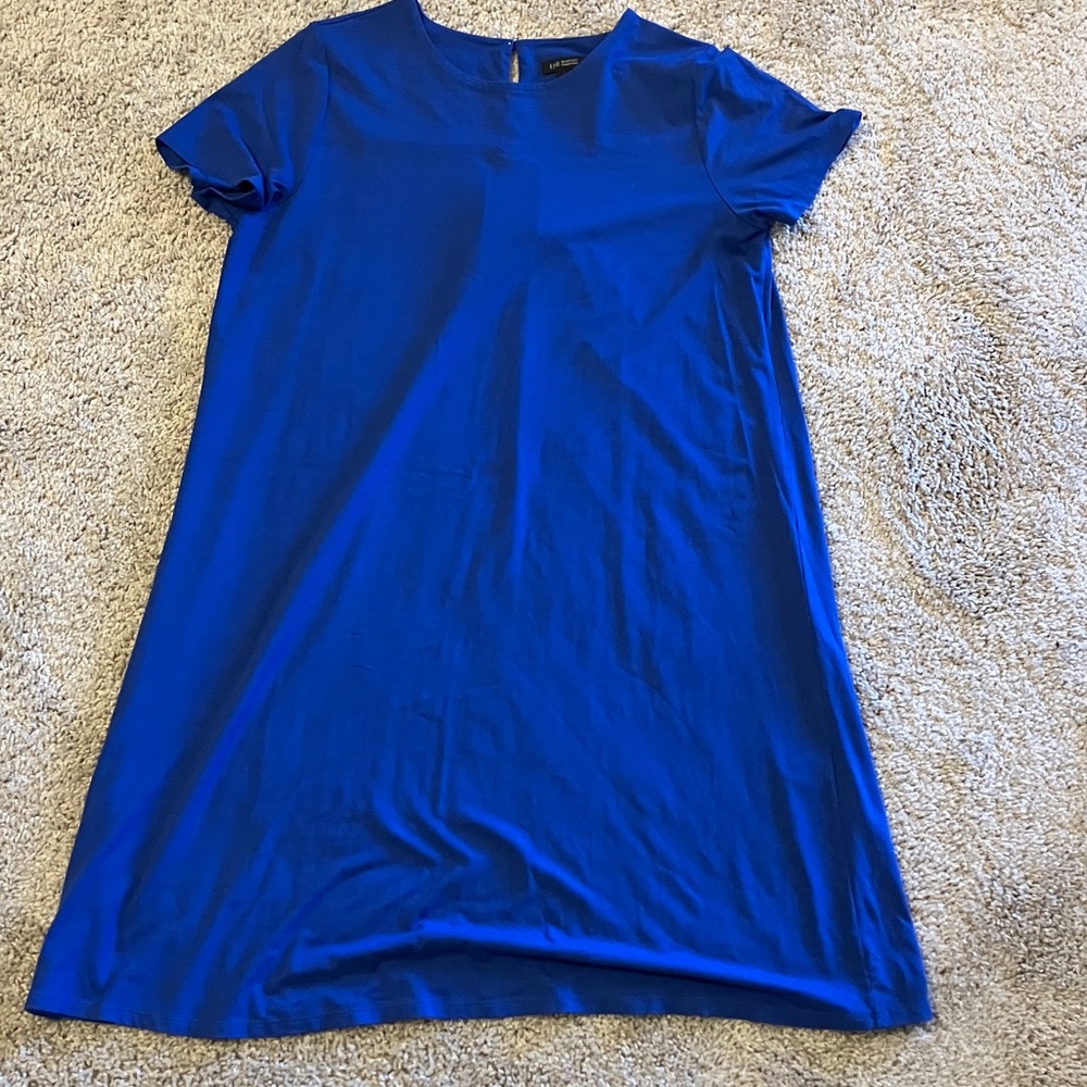 J. Jill Vibrant Blue Short Sleeve dress